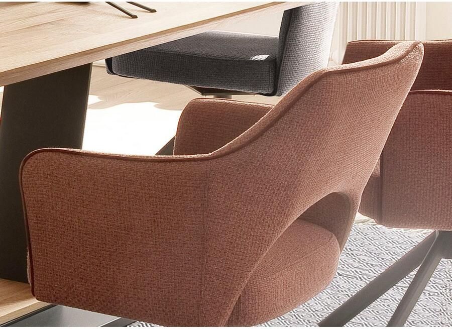 MCA furniture Stoel met 4 poten Tonala (2-set) 180° draaibaar belastbaarheid 120 kg zithoogte ca. 49 cm (2 stuks) - Foto 4