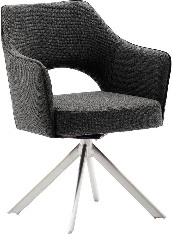 MCA furniture Stoel met 4 poten Tonala (2-set) 180° draaibaar belastbaarheid 120 kg zithoogte ca. 49 cm (2 stuks) - Foto 3