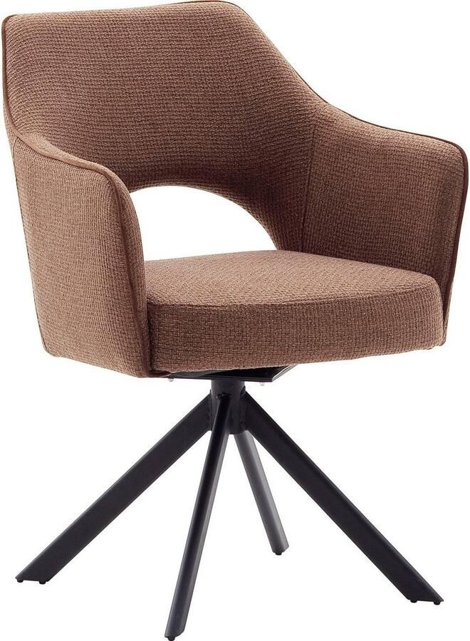 MCA furniture Stoel met 4 poten Tonala (2-set) 180° draaibaar belastbaarheid 120 kg zithoogte ca. 49 cm (2 stuks) - Foto 2