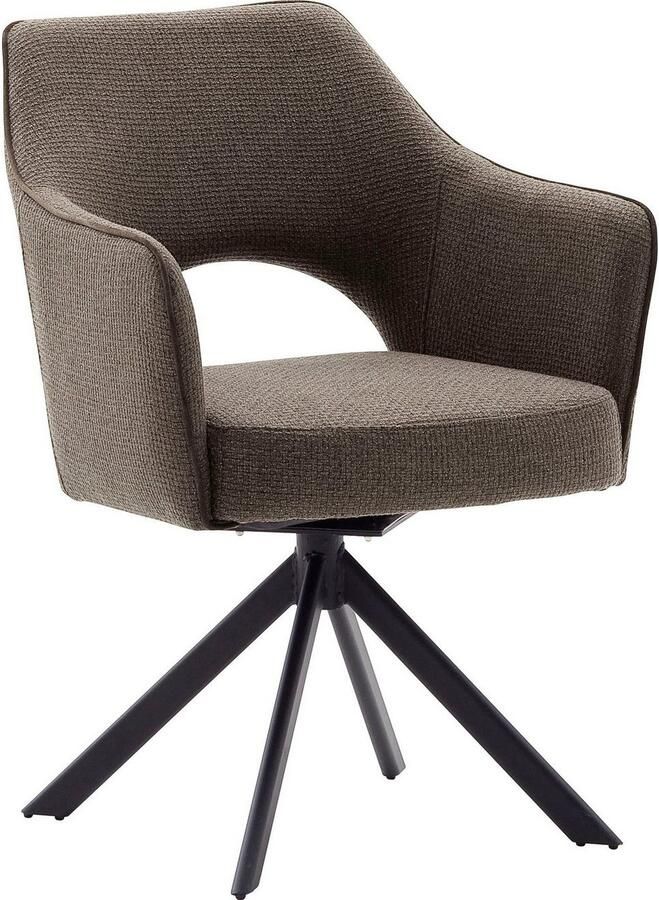 MCA furniture Stoel met 4 poten Tonala (2-set) 180° draaibaar belastbaarheid 120 kg zithoogte ca. 49 cm (2 stuks) - Foto 3