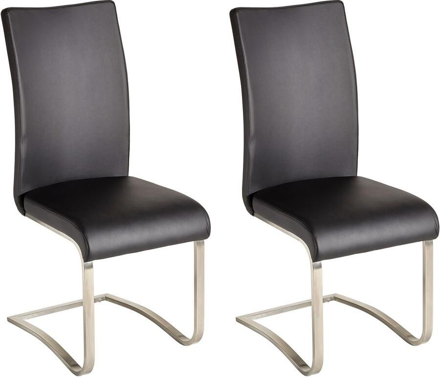 MCA furniture Vrijdragende stoel Arco set van 2 4 en 6 stuks stoel belastbaar tot 130 kg (set)