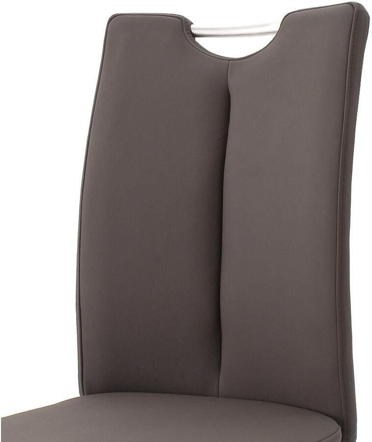 MCA furniture Vrijdragende stoel ARTOS Stoel overtrokken met echt leer tot 140 kg belastbaar (2 stuks) - Foto 2