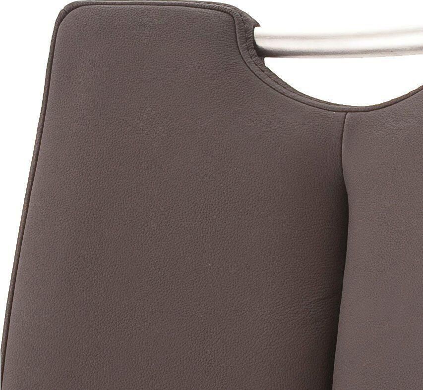 MCA furniture Vrijdragende stoel ARTOS Stoel overtrokken met echt leer tot 140 kg belastbaar (2 stuks) - Foto 3