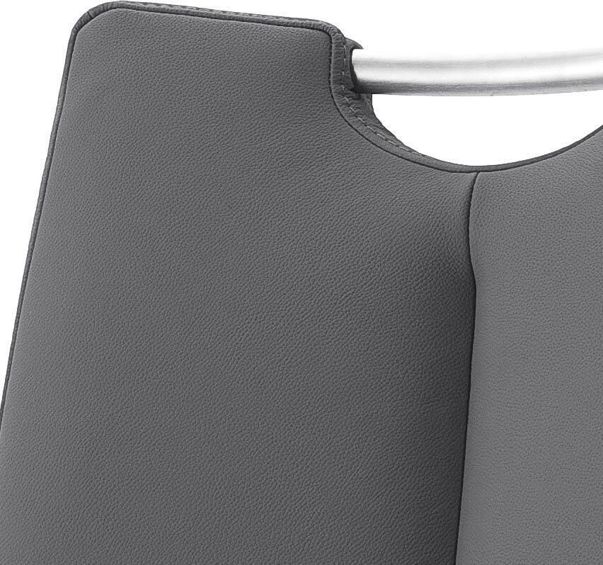 MCA furniture Vrijdragende stoel ARTOS Stoel overtrokken met echt leer tot 140 kg belastbaar (2 stuks) - Foto 2