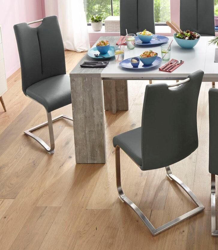 MCA furniture Vrijdragende stoel Artos TOPSELLER! Stoel tot 140 Kg belastbaar (2 stuks) - Foto 2