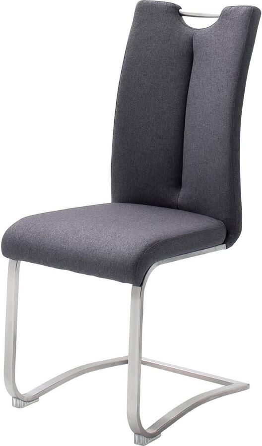 MCA furniture Vrijdragende stoel Artos XL set van 2 stoel met handgreep belastbaar tot 140 kg (set 2 stuks) - Foto 4