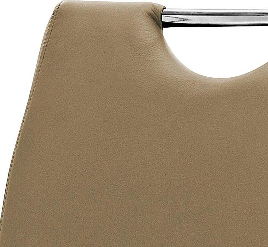 MCA furniture Vrijdragende stoel Keulen Overtrokken met kunstleer comfortzithoogte stoel belastbaar tot 120 kg (set 4 stuks)