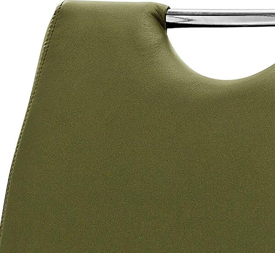 MCA furniture Vrijdragende stoel Keulen Overtrokken met kunstleer comfortzithoogte stoel belastbaar tot 120 kg (set 4 stuks)