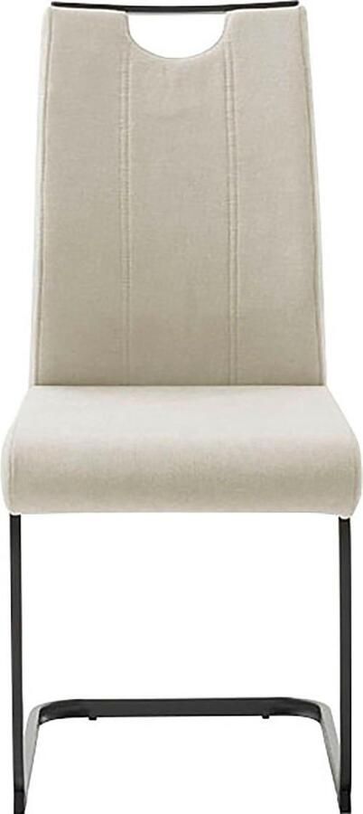 MCA furniture Vrijdragende stoel MCA DERESINA sledestoel met handgreep (4-set) schommelstoelen met handgreep comfort zithoogte van ca. 48 cm - Foto 7