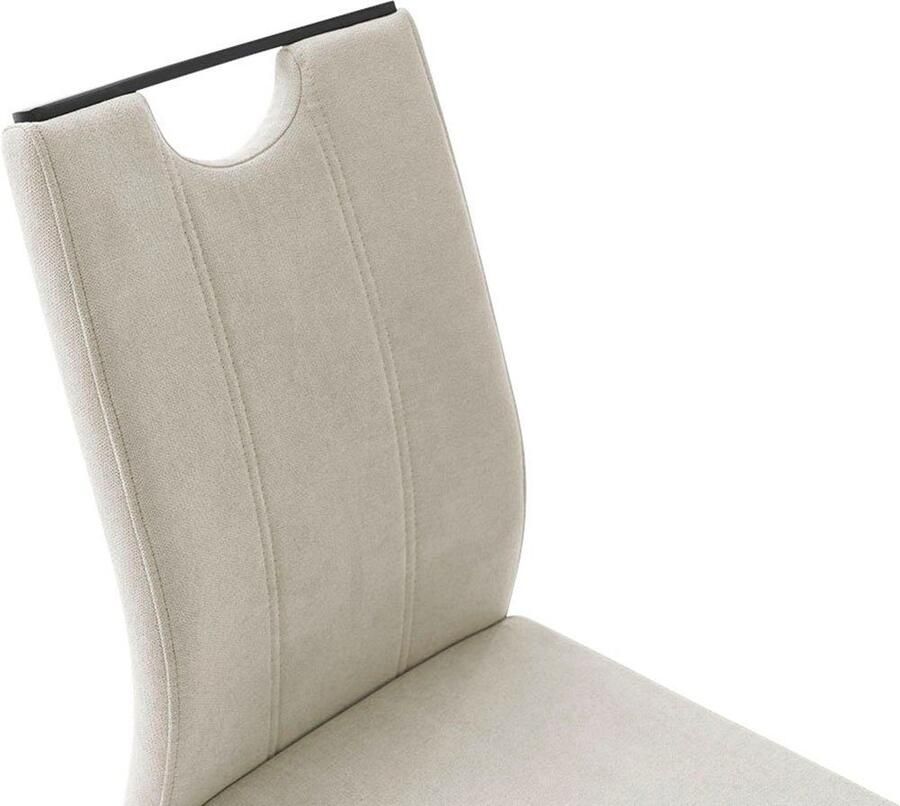 MCA furniture Vrijdragende stoel MCA DERESINA sledestoel met handgreep (4-set) schommelstoelen met handgreep comfort zithoogte van ca. 48 cm - Foto 2