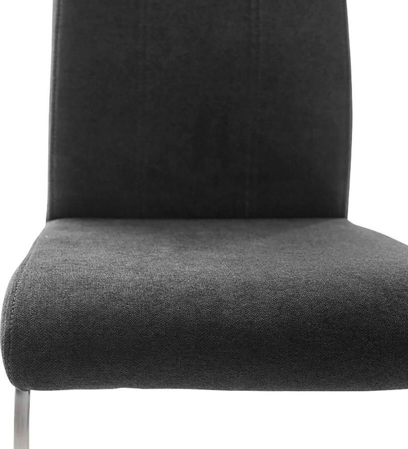 MCA furniture Vrijdragende stoel MCA DERESINA sledestoel met handgreep (4-set) schommelstoelen met handgreep comfort zithoogte van ca. 48 cm