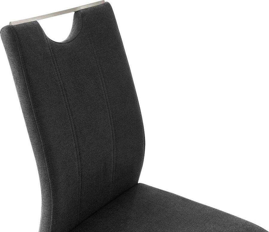 MCA furniture Vrijdragende stoel MCA DERESINA sledestoel met handgreep (4-set) schommelstoelen met handgreep comfort zithoogte van ca. 48 cm - Foto 2