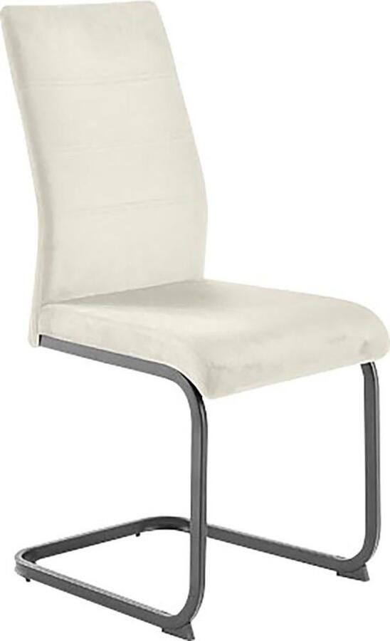 MCA furniture Vrijdragende stoel MCA TICINO schommelstoel (4-pack) schommelstoelen schommelaar comfortabele zithoogte ca. 48 cm