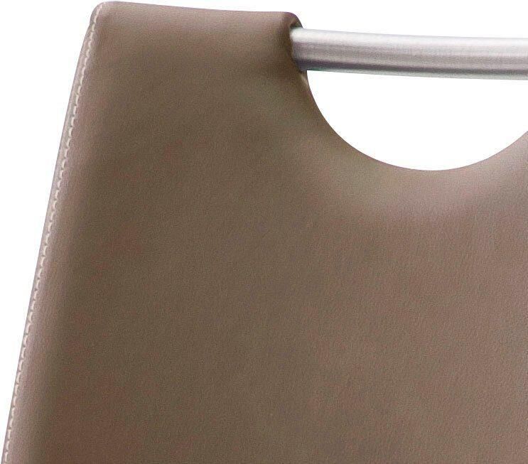 MCA furniture Vrijdragende stoel Paulo Stoel belastbaar tot 120 kg (set 4 stuks) - Foto 3