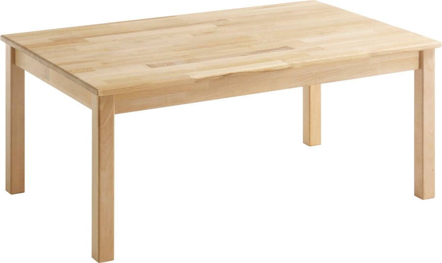 MCA furniture Salontafel Alfons Salontafel massief hout geolied gevingerlast belastbaar tot 20 kg - Foto 5
