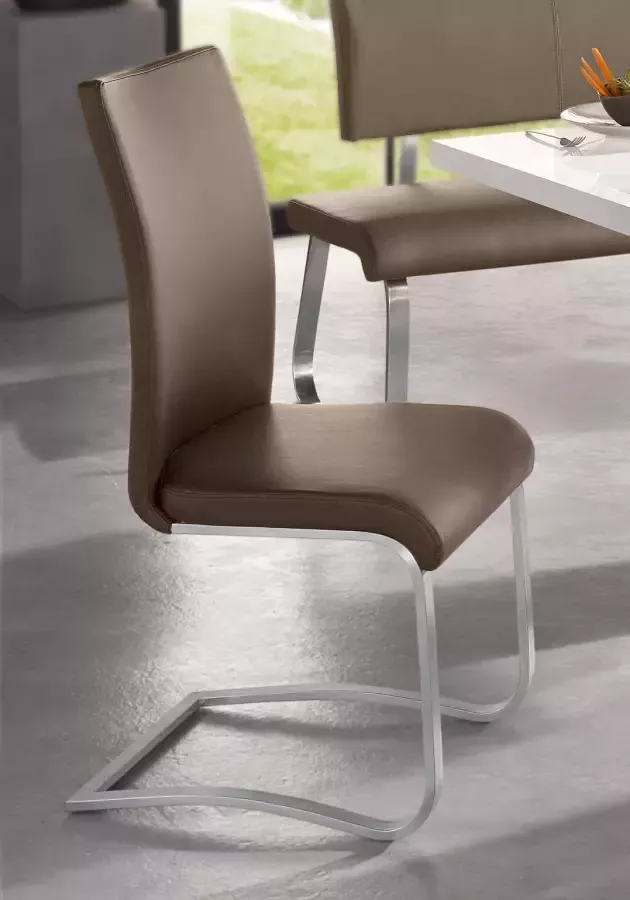 MCA furniture Vrijdragende stoel Arco set van 2 4 en 6 stuks stoel belastbaar tot 130 kg (set)