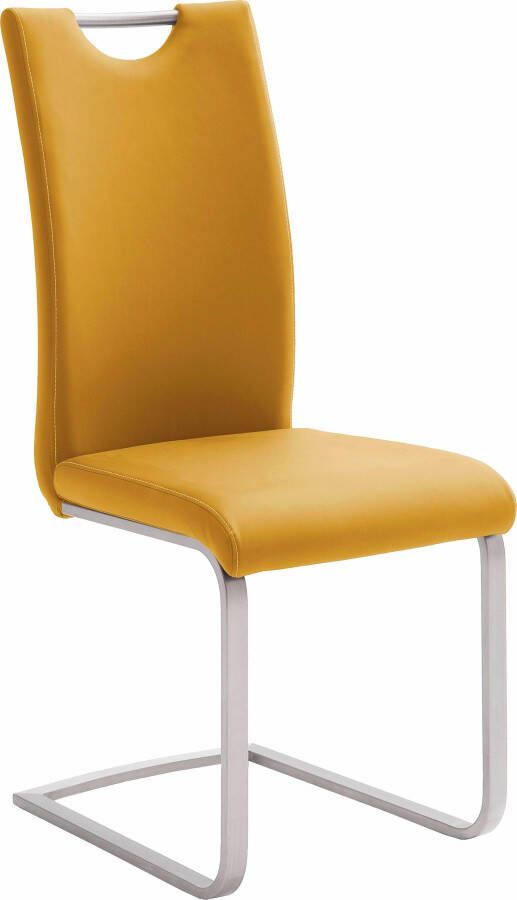 MCA furniture Vrijdragende stoel Paulo Stoel belastbaar tot 120 kg (set 4 stuks) - Foto 1