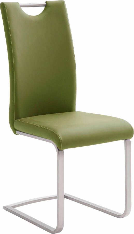 MCA furniture Vrijdragende stoel Paulo Stoel belastbaar tot 120 kg (set 4 stuks) - Foto 6
