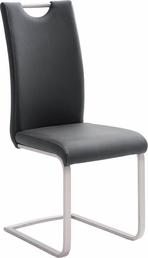 MCA furniture Vrijdragende stoel Paulo Stoel belastbaar tot 120 kg (set 4 stuks)