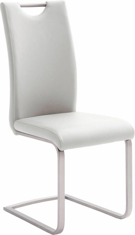 MCA furniture Vrijdragende stoel Paulo Stoel belastbaar tot 120 kg (set 4 stuks)