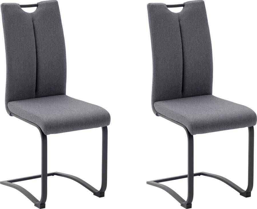 MCA furniture Vrijdragende stoel Zambia set van 4 stoel met bekleding en handgreep belastbaar tot 120 kg (set 4 stuks) - Foto 10