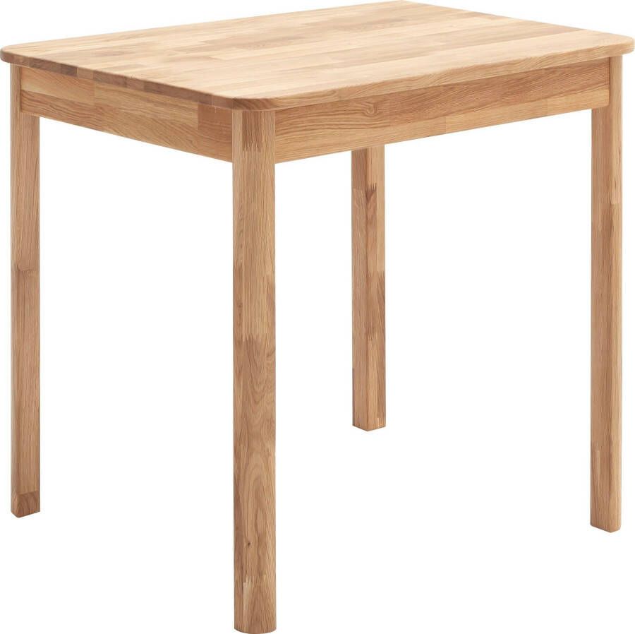 MCA living Eettafel Oskar Massief houten tafel naar keuze van beukenkernhout of wildeiken