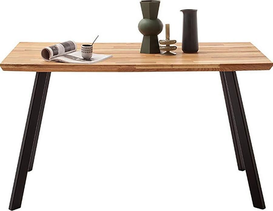 MCA living Eettafel Zeballos TOPSELLER! Tafelblad van Zerreiche Zwitserse rand belastbaar tot 100 kg (1 stuk) - Foto 8