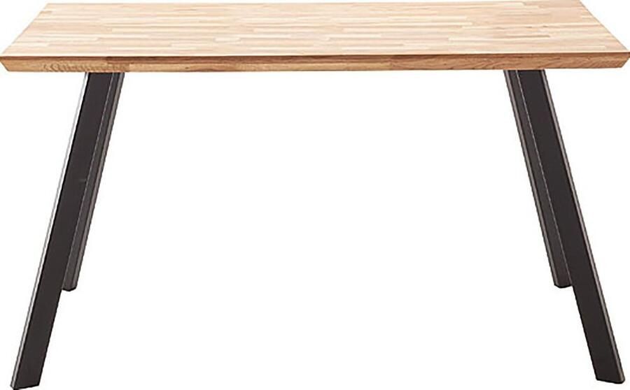 MCA living Eettafel Zeballos TOPSELLER! Tafelblad van Zerreiche Zwitserse rand belastbaar tot 100 kg (1 stuk) - Foto 5