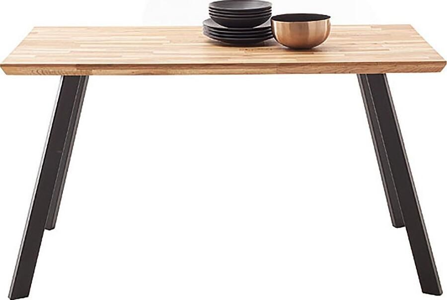 MCA living Eettafel Zeballos TOPSELLER! Tafelblad van Zerreiche Zwitserse rand belastbaar tot 100 kg (1 stuk) - Foto 8