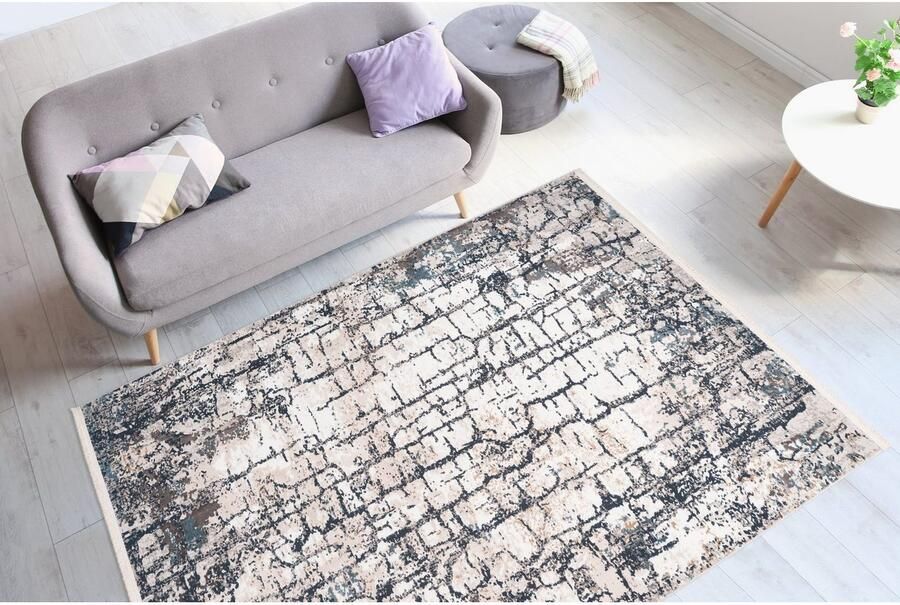 Me gusta Vloerkleed Akropolis 125 vlakke tapijt met katoen achterkant aantrekkelijke vintage-look - Foto 4