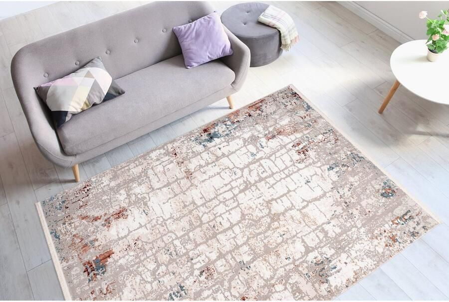 Me gusta Vloerkleed Akropolis 125 vlakke tapijt met katoen achterkant aantrekkelijke vintage-look - Foto 3