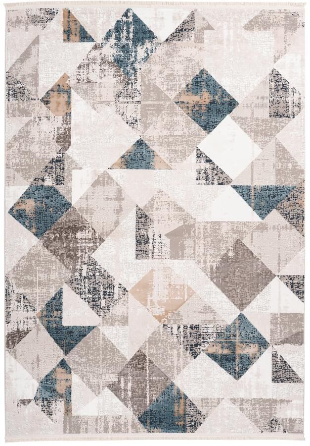 Me gusta Vloerkleed Akropolis 225 vlakke tapijt met katoen achterkant aantrekkelijke vintage-look