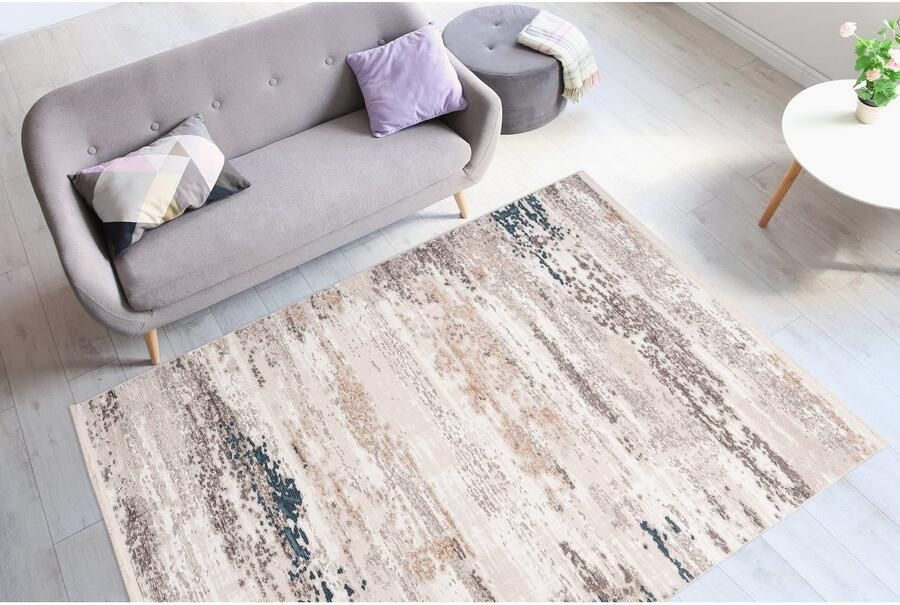 Me gusta Vloerkleed Akropolis 325 vlakke tapijt met katoen achterkant aantrekkelijke vintage-look - Foto 5