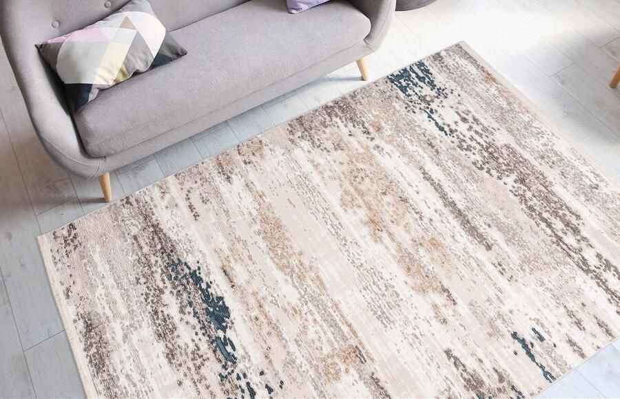 Me gusta Vloerkleed Akropolis 325 vlakke tapijt met katoen achterkant aantrekkelijke vintage-look - Foto 3