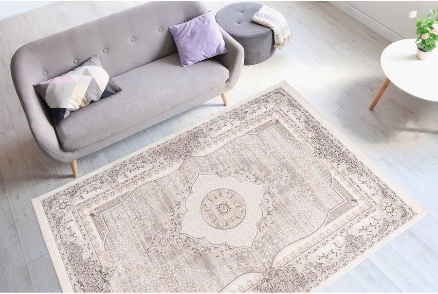 Me gusta Vloerkleed Akropolis 525 vlakke tapijt met katoen achterkant aantrekkelijke vintage-look - Foto 2