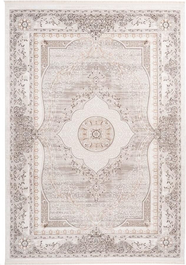 Me gusta Vloerkleed Akropolis 525 vlakke tapijt met katoen achterkant aantrekkelijke vintage-look