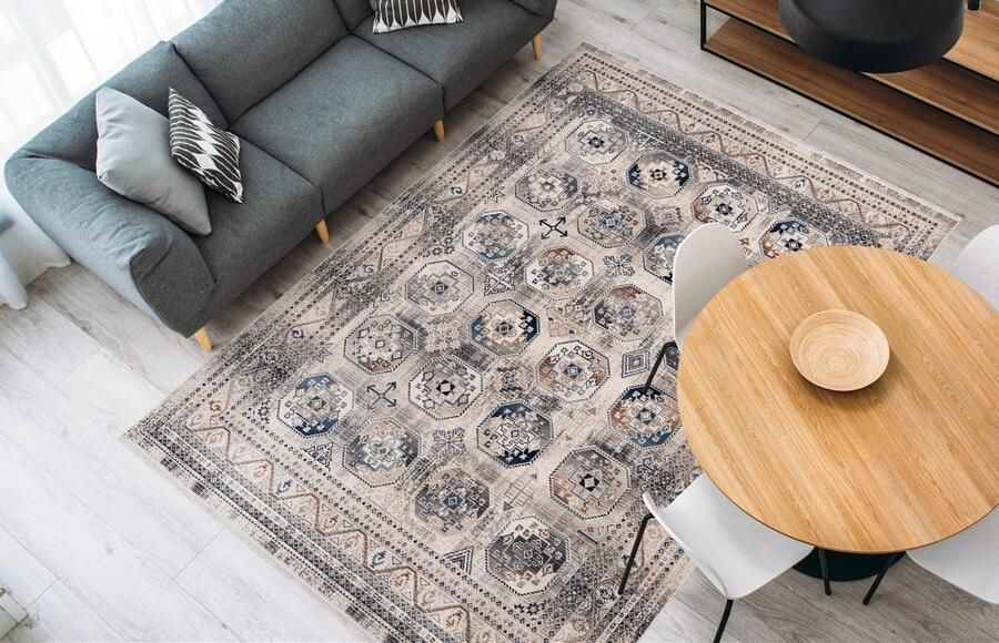 Me gusta Vloerkleed Anouk 425 Vervaagde look oriëntaals ontwerp onderhoudsvriendelijk - Foto 4