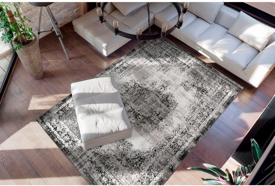 Me gusta Vloerkleed Ariya 225 Vlakke pool afgehecht woonkamer - Foto 3