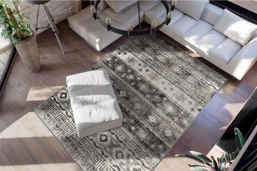 Calo-deluxe Vloerkleed Ruzica-303 Platweefsel vintage-design woonkamer - Foto 8