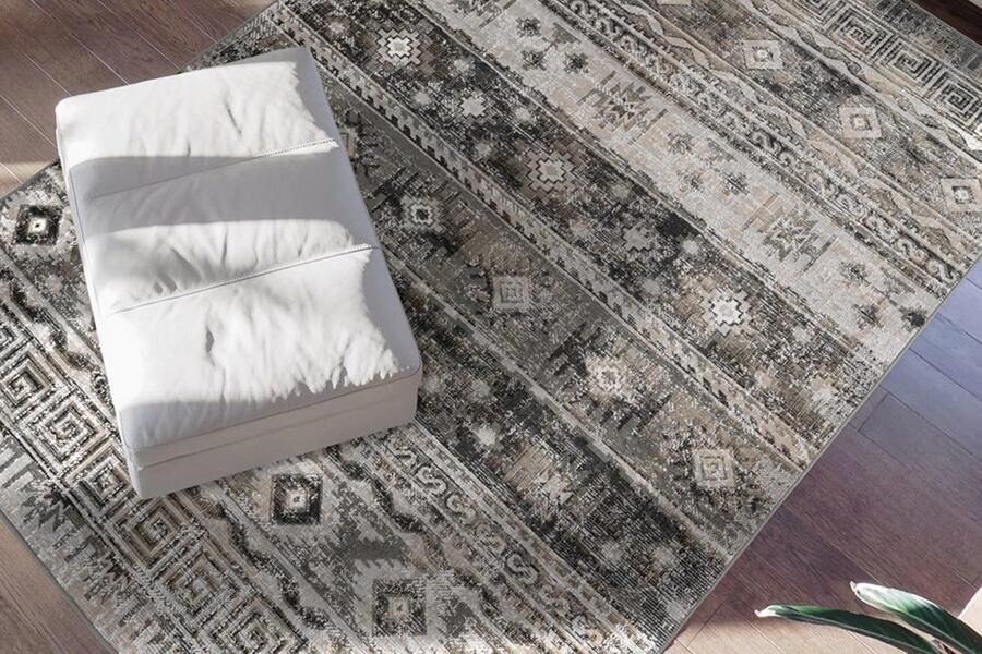 Me gusta Vloerkleed Ariya 325 Vlakke pool afgehecht woonkamer - Foto 4