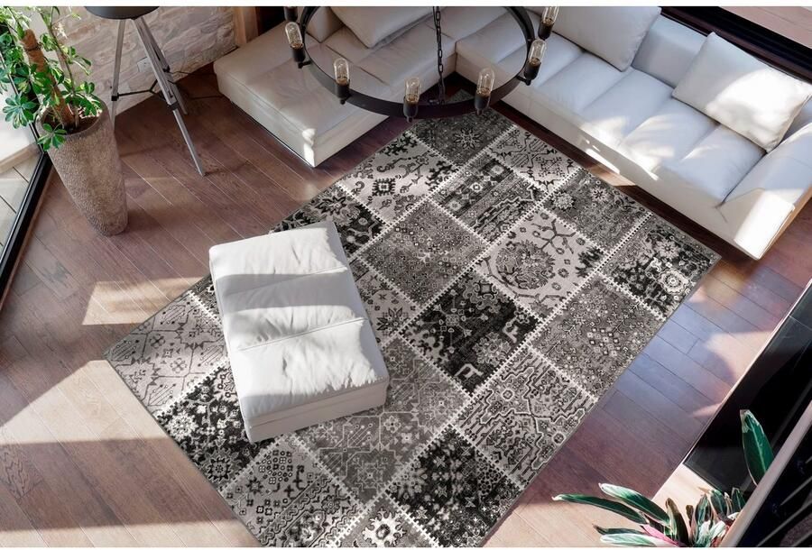 Calo-deluxe Vloerkleed Ruzica-404 Platweefsel vintage-design woonkamer - Foto 5