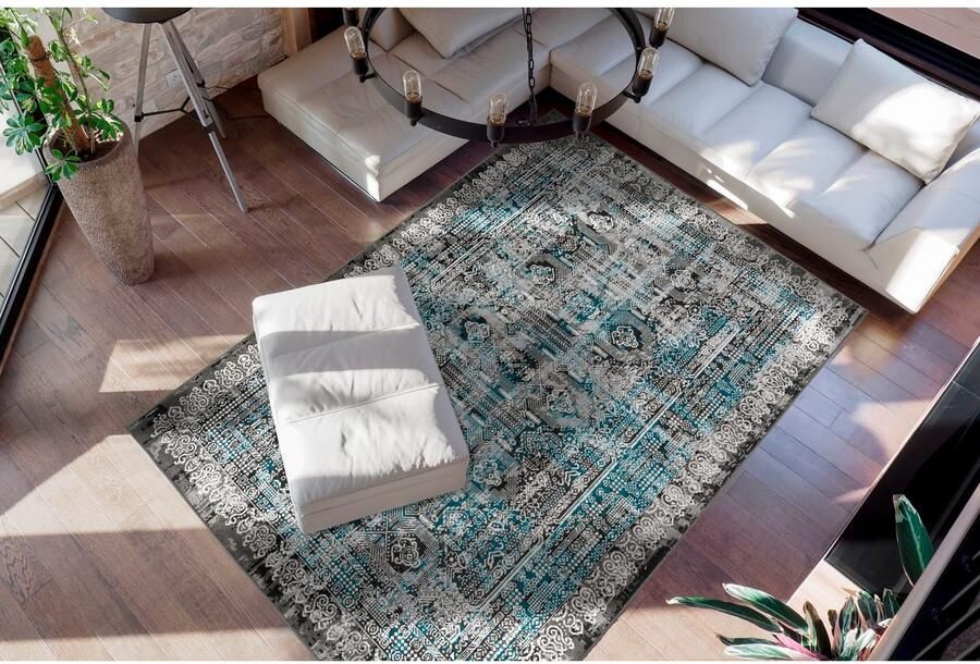 Calo-deluxe Vloerkleed Ruzica-505 Platweefsel vintage-design woonkamer - Foto 6