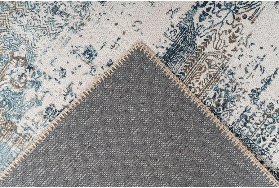 Me gusta Vloerkleed Faye 1025 Platte stof bedrukt motief woonkamer eetkamer