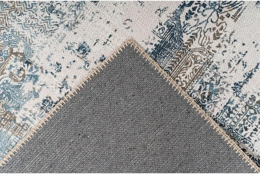 Me gusta Vloerkleed Faye 1025 Platte stof bedrukt motief woonkamer eetkamer - Foto 2