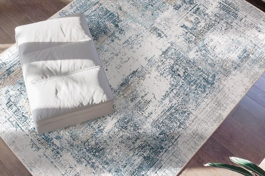 Me gusta Vloerkleed Faye 1025 Platte stof bedrukt motief woonkamer eetkamer - Foto 4