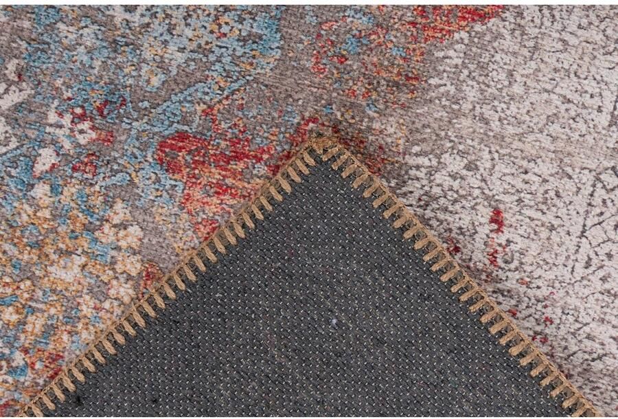 Me gusta Vloerkleed Faye 125 Platte stof bedrukt motief woonkamer eetkamer