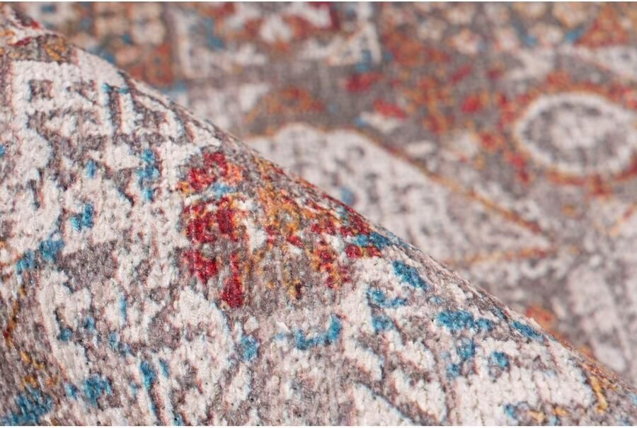 Me gusta Vloerkleed Faye 125 Platte stof bedrukt motief woonkamer eetkamer - Foto 4