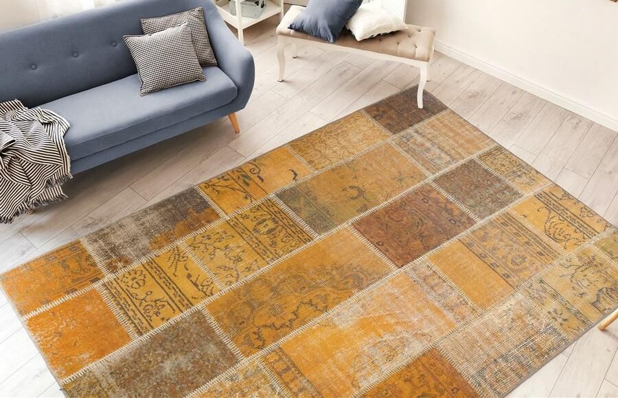 Me gusta Vloerkleed Faye 525 Platte stof bedrukt motief woonkamer eetkamer - Foto 6