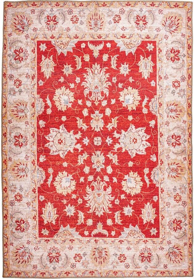 Me gusta Vloerkleed Faye 625 Platte stof bedrukt motief woonkamer eetkamer