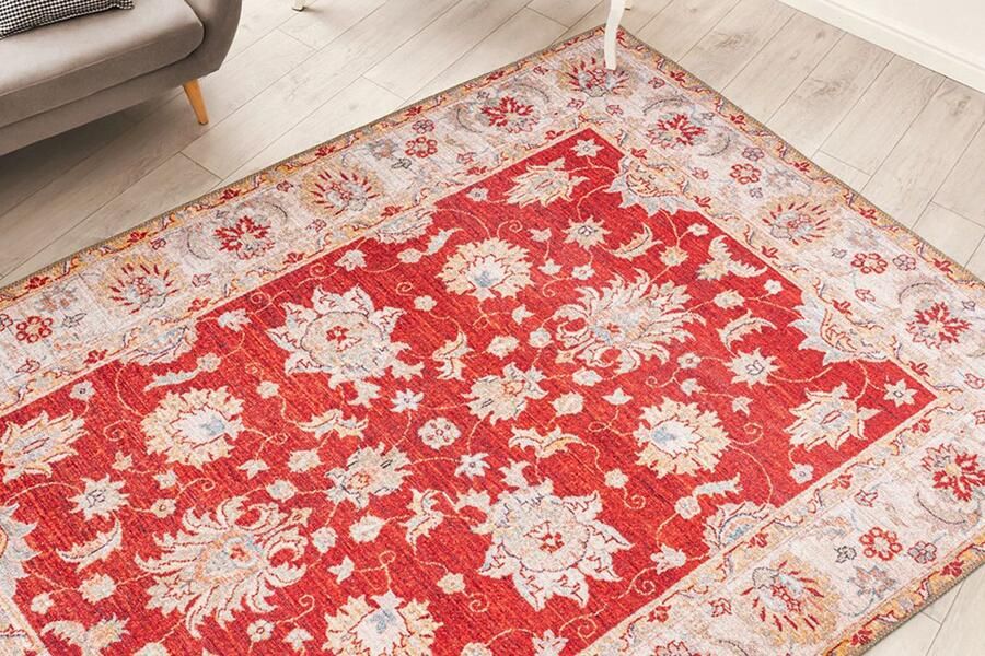Me gusta Vloerkleed Faye 625 Platte stof bedrukt motief woonkamer eetkamer - Foto 5